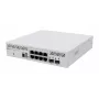 Verwalteter L3-Switch MikroTik CRS310-8G+2S+IN — 8× 2.5G RJ-45, 2× SFP+, PoE, 1U-Rackmontage, Weiß