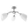 Activejet Classic Kronleuchter-Pendelleuchte NIKITA Nickel dreifach 3xE27 für Wohnzimmer