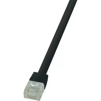 Netzwerkkabel LogiLink 3 m Cat6 RJ45 U/UTP Schwarz