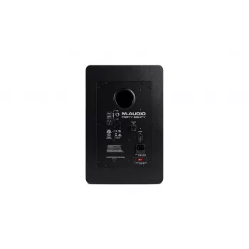 Aktiver Monitorlautsprecher M‑Audio Forty Eighty, 80 W, 2‑Wege, 8-Zoll-Tieftöner, 1,25-Zoll-Hochtöner, XLR/TRS-Eingänge, MDF-Gehäuse