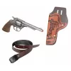Metall-Spielzeug-Cowboy-Revolver Pulio 155201/0 mit Holster – ein Schuss, Nachbildung, Metallkonstruktion