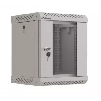 Wandmontierter Schrank Lanberg WF11-3306-10S 6U 30 kg Grau