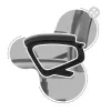Gaming-Stuhl für Kinder Huzaro HZ-Ranger 1.0 Gray Mesh, grau und schwarz