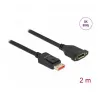 DisplayPort-Verlängerungskabel für Paneleinbau DeLOCK 8K 60 Hz 2 m