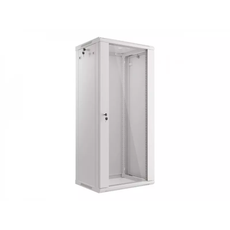 Lanberg WF01-6427-10S Rack-Schrank 27U Wandmontage Rack Weiß