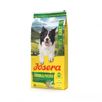 Trockenfutter für Hunde JOSERA Adult Salmon & Potato 12,5 kg — ausgewachsene Hunde, Lachs & Kartoffel