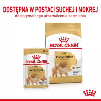 Trockenfutter Royal Canin Pomeranian Adult 3 kg – Formel für kleine Rassen für ausgewachsene Pomeranians