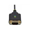 StarTech.com 2ft (60cm) 2-Port USB zu Seriell Adapterkabel, austauschbare DB9 Schrauben/Muttern, COM-Erhaltung, USB-A auf DB9 RS232, FTDI, Level-4 ESD-Schutz, Windows/macOS/ChromeOS/Linux – Robuste TPE-Konstruktion