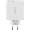 Goobay 64818 Ladegerät für Mobilgeräte Kopfhörer - Laptop - Smartphone Weiß AC Schnellladung Innenbereich (64818)
