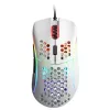 Glorious Model D Gaming-Maus - Weiß, glänzend + Grip Tape - schwarz