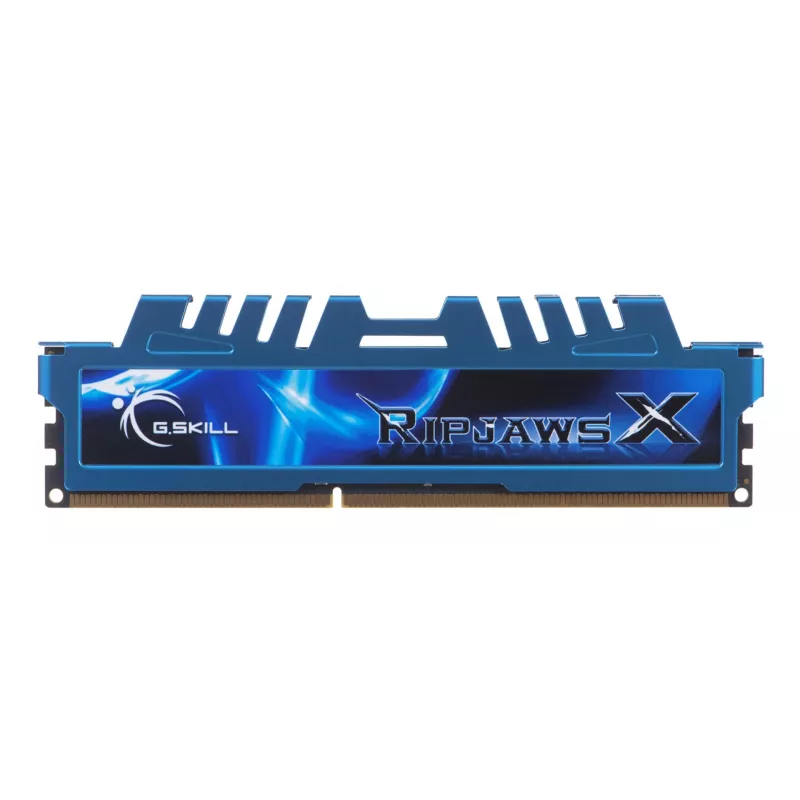 G.Skill 16GB Ripjaws X Dual Channel Memory Kit - Blau (2x 8GB, DDR3 1600MHz, 1,5V, F3-1600C9D-16GXM, XMP Ready)