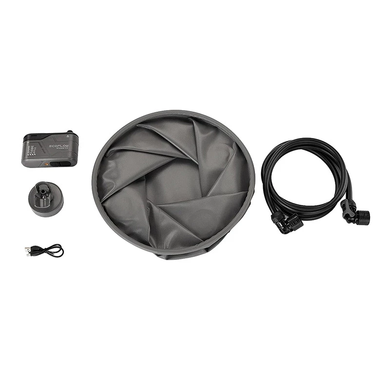Duschset EcoFlow EFA-SHOWERKIT tragbares Design mit Wasserdurchflussregler