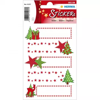 Geschenkpapier Herma 15257 – Sterne-und-Tannen-Muster, Rolle