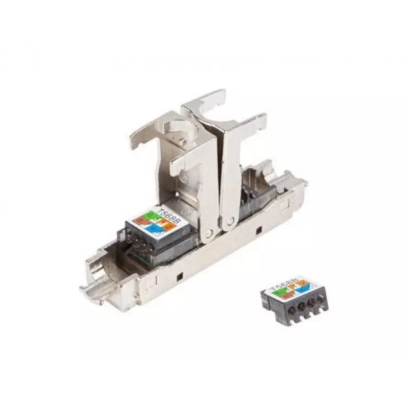 LANBERG RJ-45 FTP Cat6A Stecker 8P8C, 2x kompatible Steckverbinder