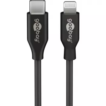 Lade- und Synchronisationskabel Goobay Lightning auf USB-C 0,5 m