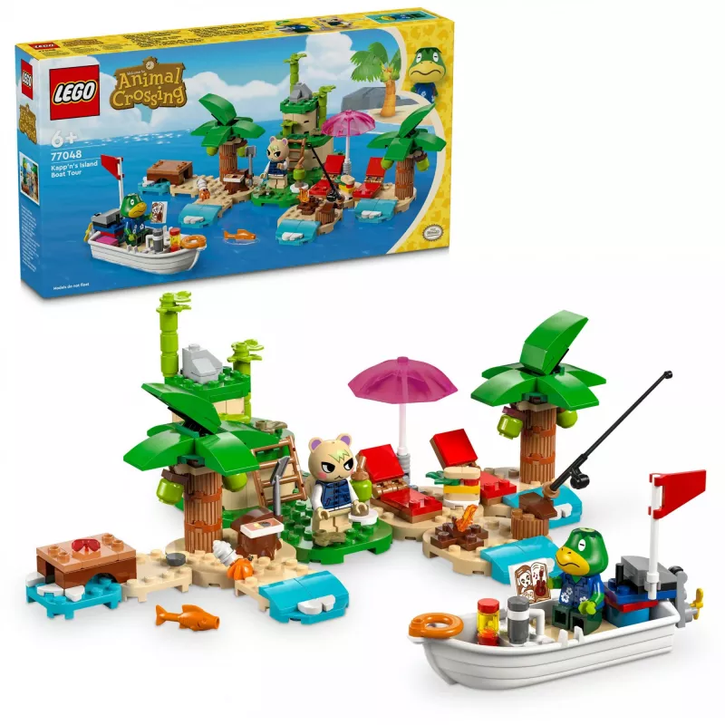 LEGO Konstruktionsspielzeug 77048 Animal Crossing Bootstour mit Kapitänsinsel