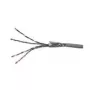 Wentronic Goobay CAT 5e Netzwerkkabel, SF/UTP, Grau, 100 m - CCA Kupfer-Mix, AWG 24/1 (solid), PVC (68709)
