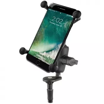 RAM Mounts X-Grip große Handyhalterung mit Motorrad-Gabelschaftbasis