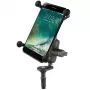 RAM Mounts X-Grip große Handyhalterung mit Motorrad-Gabelschaftbasis