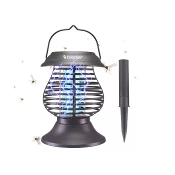 Beper P206ZAN111 Solar-Laterne Insektenvernichter, UV-A-Lampe