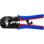 Knipex 97 51 13 Kabelcrimpzange Schwarz, Blau, Rot