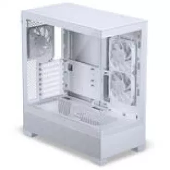 PHANTEKS XT View Matrix PC-Gehäuse, Midi-Tower, E-ATX, Temperglas, Matrix LED - Weiß (PH-XT523VM1_DWT01)