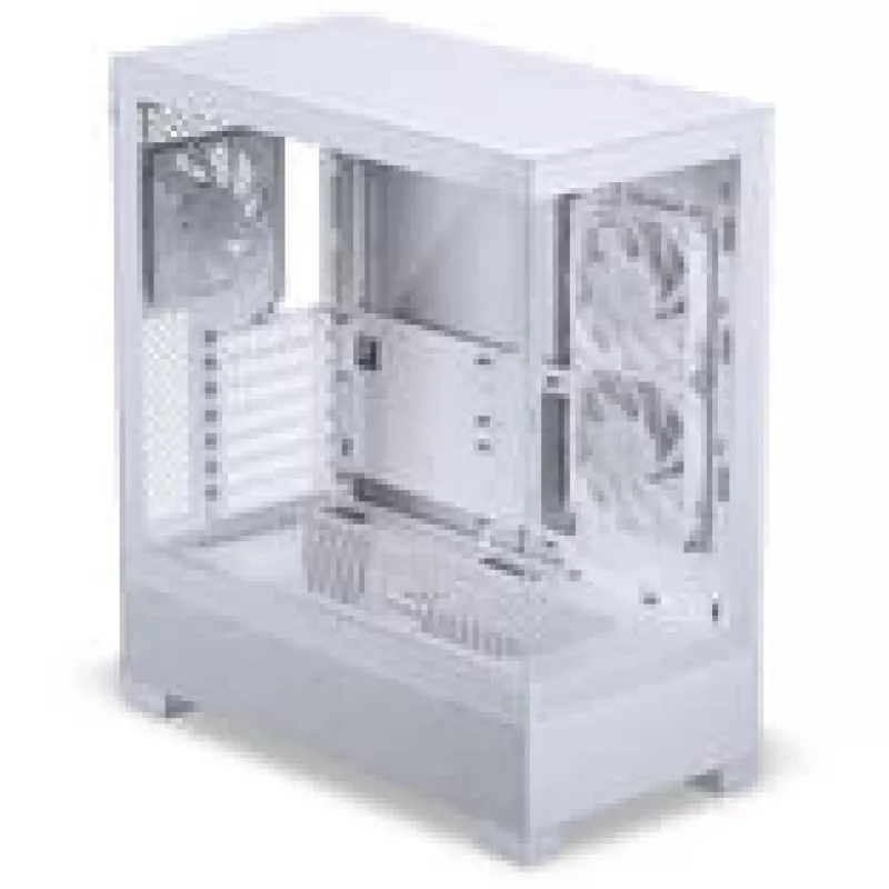 PHANTEKS XT View Matrix PC-Gehäuse, Midi-Tower, E-ATX, Temperglas, Matrix LED - Weiß (PH-XT523VM1_DWT01)