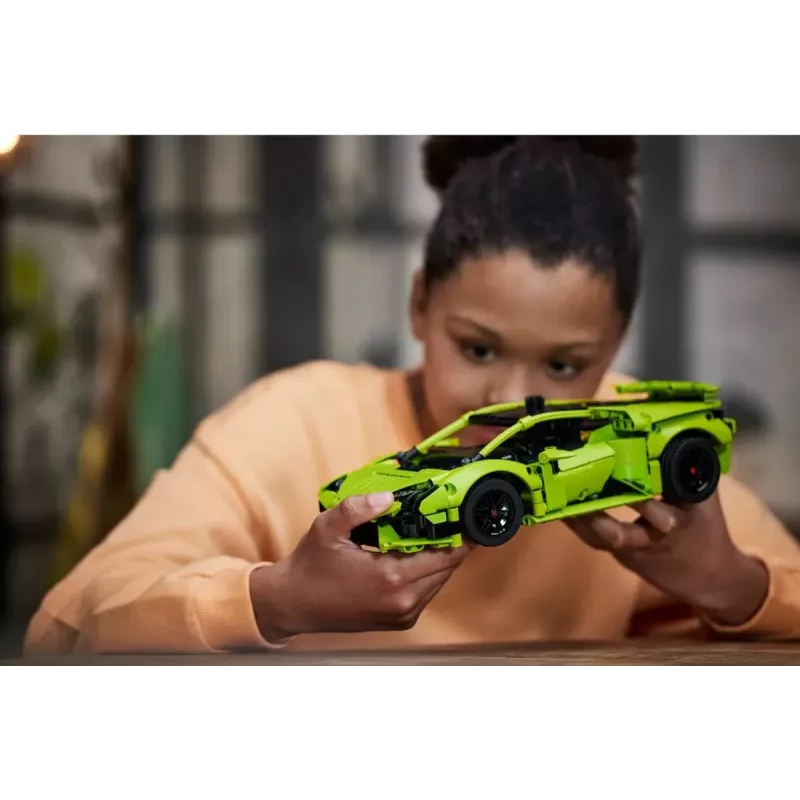 LEGO Technic Konstruktionsmodell-Bausatz Lamborghini Huracán Tecnica im Maßstab 1:10, 806 Teile, Alter 9+