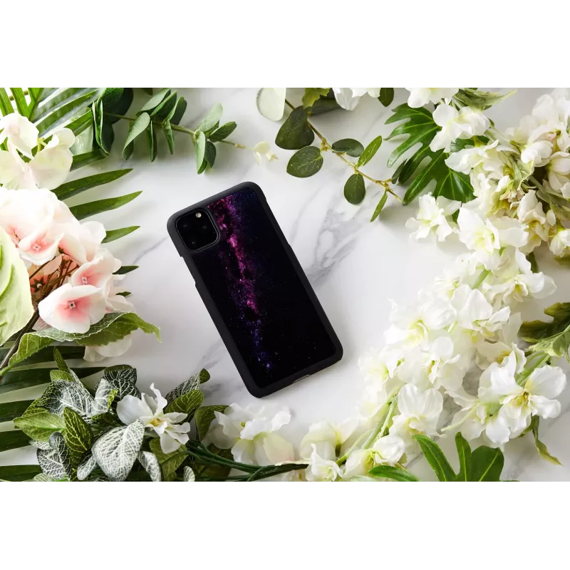 Smartphone-Hülle iKins für iPhone 11 Pro Max – milchstraßen-schwarz