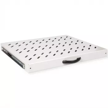 Rack-Auszugfach ROLINE 26.21.0275 — 1U ausziehbar 25 kg, 35 cm Tiefe, grau