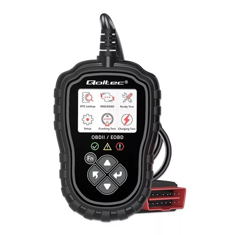 OBDII-Diagnosetester QOLTEC ProLine 50685 — Fahrzeug-OBD-II-Scanner für 8V/25V-Systeme