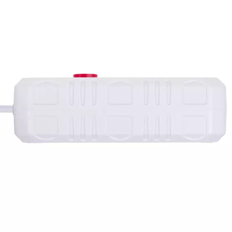 Steckdosenleiste MACLEAN MCE387 W — 2 Steckdosen, 3×USB A, 110–240 V, 2500 W, 1,5 m Kabel, weiß