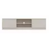TV-Schrank MALWA 140 von top e shop – 1400×400×360 mm, Kaschmirlaminat, 2 Türen, 1 Einlegeboden