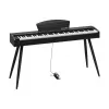Digitalpiano Kruger & Matz KMDP-45P-BK — mattschwarze Oberfläche, gewichtete Tasten