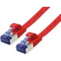 VALUE Patchkabel Cat.6A (Klasse EA) FTP, extra-flach, Rot, 1 m (21.99.2121)