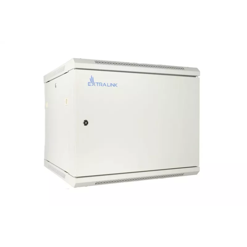 Extralink Rackmount-Schrank 12U 600x450 ASP Grau wandmontiert, Metalltür