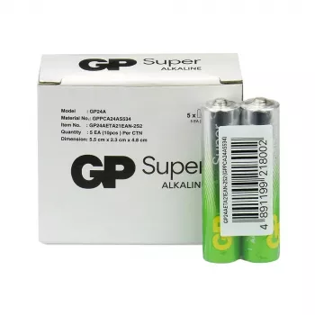 Alkaline AAA-Batterien GP Battery SUPER 1,5V — 10er-Pack