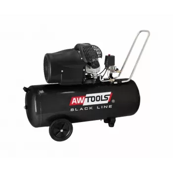 Luftkompressor AWTools AC50V 50L 3,0HP Schwarz Line