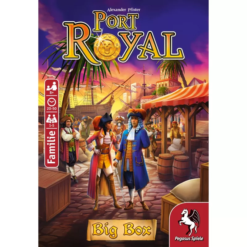 Pegasus Spiele Port Royal Big Box Brettspiel