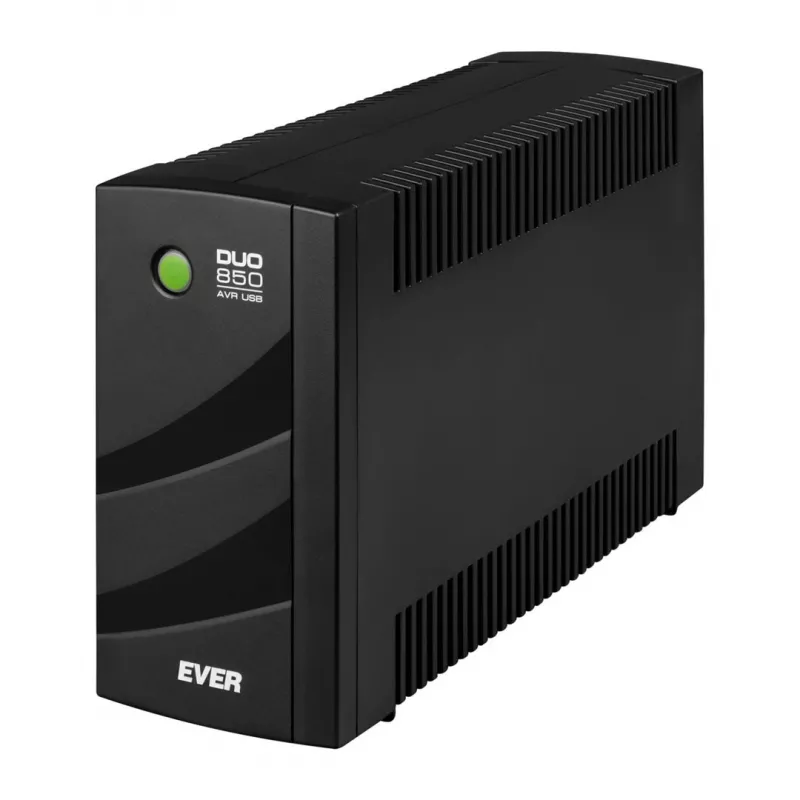 UPS EVER Ever Duo 850 PL T/DAVRTO-000K85/01 850VA Line-Interaktiv, 550W, AVR, 3 AC-Steckdosen, 12V 2×5Ah, Tower