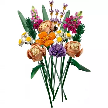 LEGO 10280 Icons Blumenstrauß Künstliche Blumen Set für Erwachsene Dekorative Wohnaccessoires Geschenkidee für Frauen Männer Sie & Ihn Ehefrau oder Ehemann