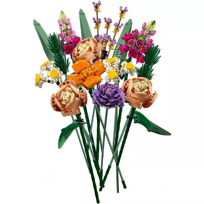 LEGO 10280 Icons Blumenstrauß Künstliche Blumen Set für Erwachsene Dekorative Wohnaccessoires Geschenkidee für Frauen Männer Sie & Ihn Ehefrau oder Ehemann