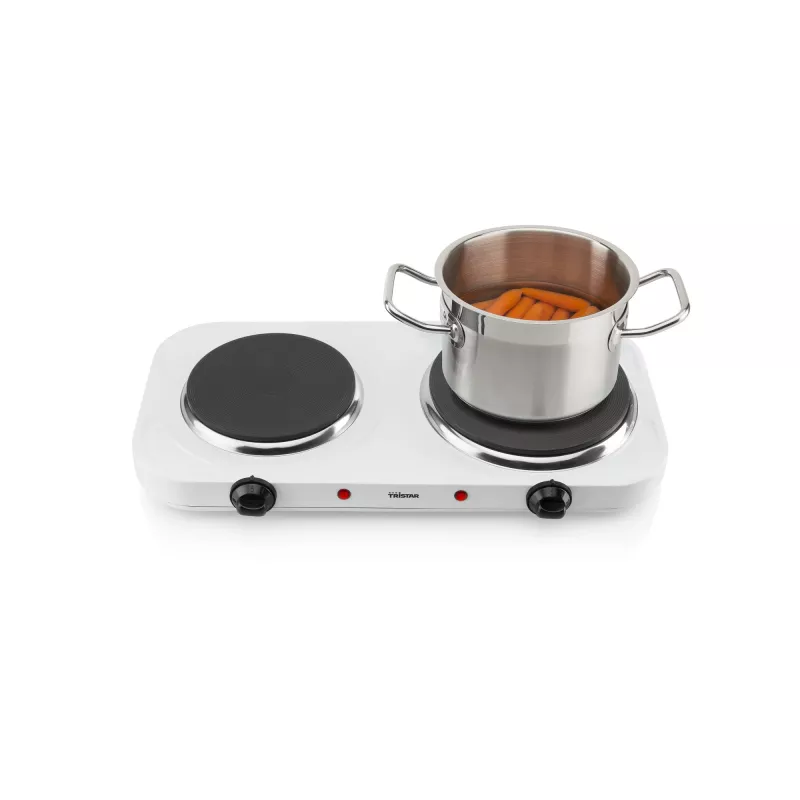 Tristar Doppelkochplatte KP-6245, 2500W, 15,5/18,5 cm