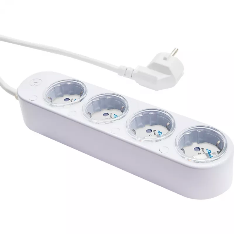 Smart 12A Shelly Power Strip 4 Gen4 Zigbee/Matter Steckdosenleiste