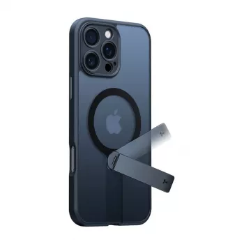 Torras Pstand Spin Case für iPhone 16 Pro Max (Schwarz)