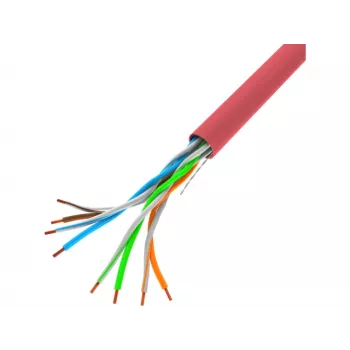 Netzwerkkabel LANBERG LCU5-10CC-0305-R U/UTP Cat5e 305 m Rot CCA PVC
