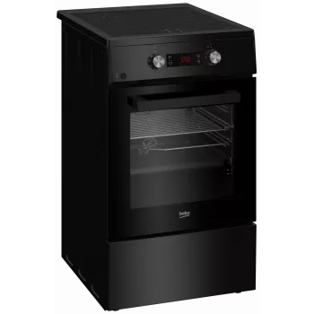 Induktionskochfeld mit Elektrobackofen Beko FSM59305BDT, 60 L, 50 cm Breite, schwarz, Energieeffizienzklasse A, 4-Zonen-Boost-Induktion
