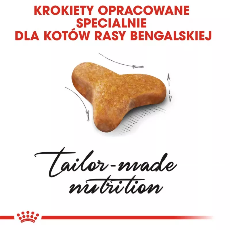 Trockenfutter für Katzen Royal Canin Bengal Adult 10 kg – Huhn, 40% Protein, 18% Fett