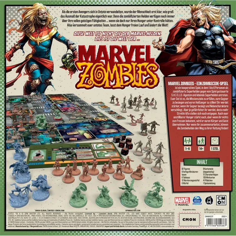Marvel Zombies: A Zombicide Game, Brettspiel