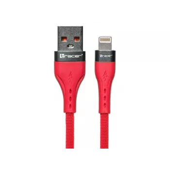 Kabel USB A-Lightning 1m Rot
